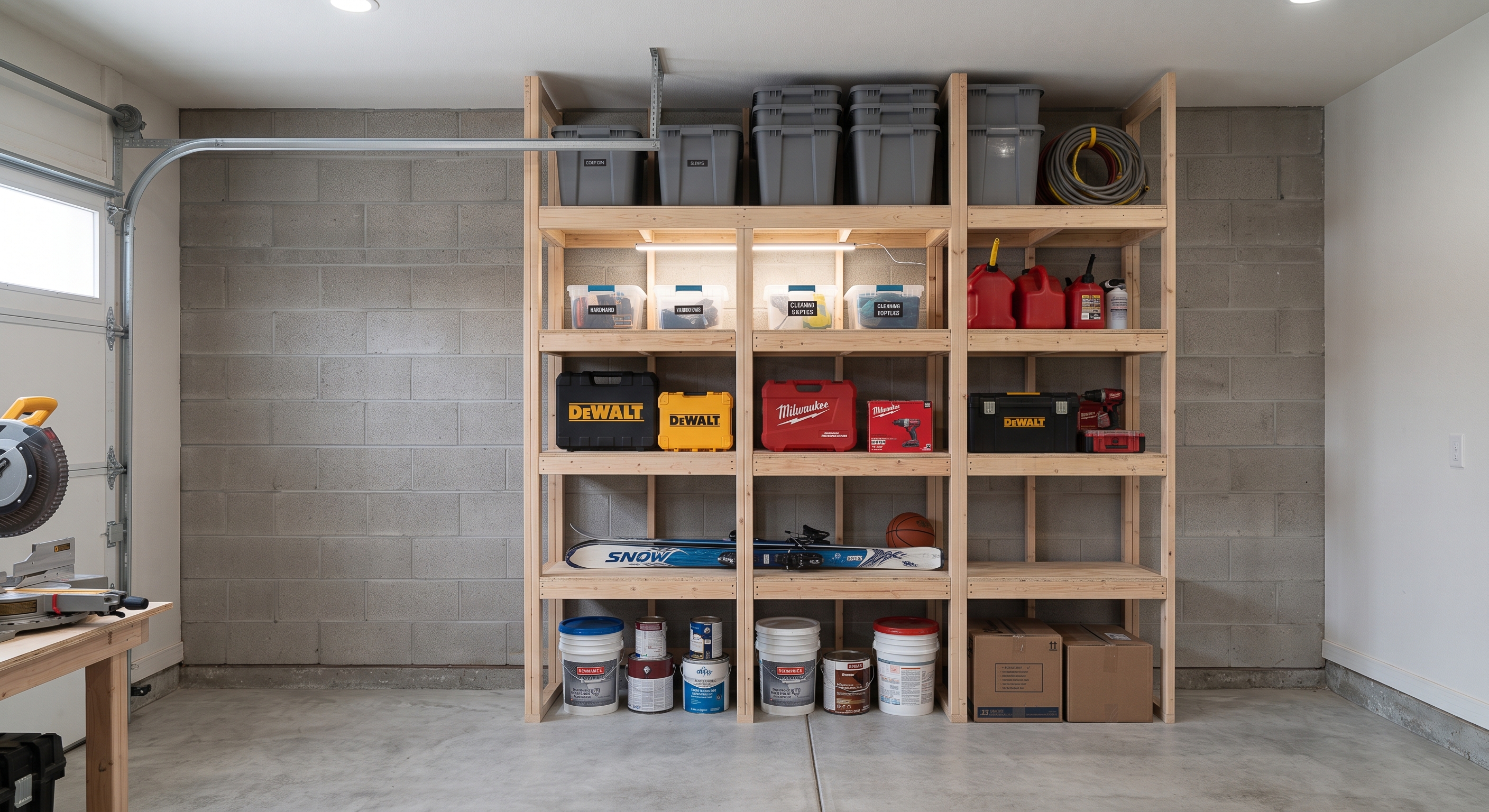 Modular Heavy-Duty Shelving